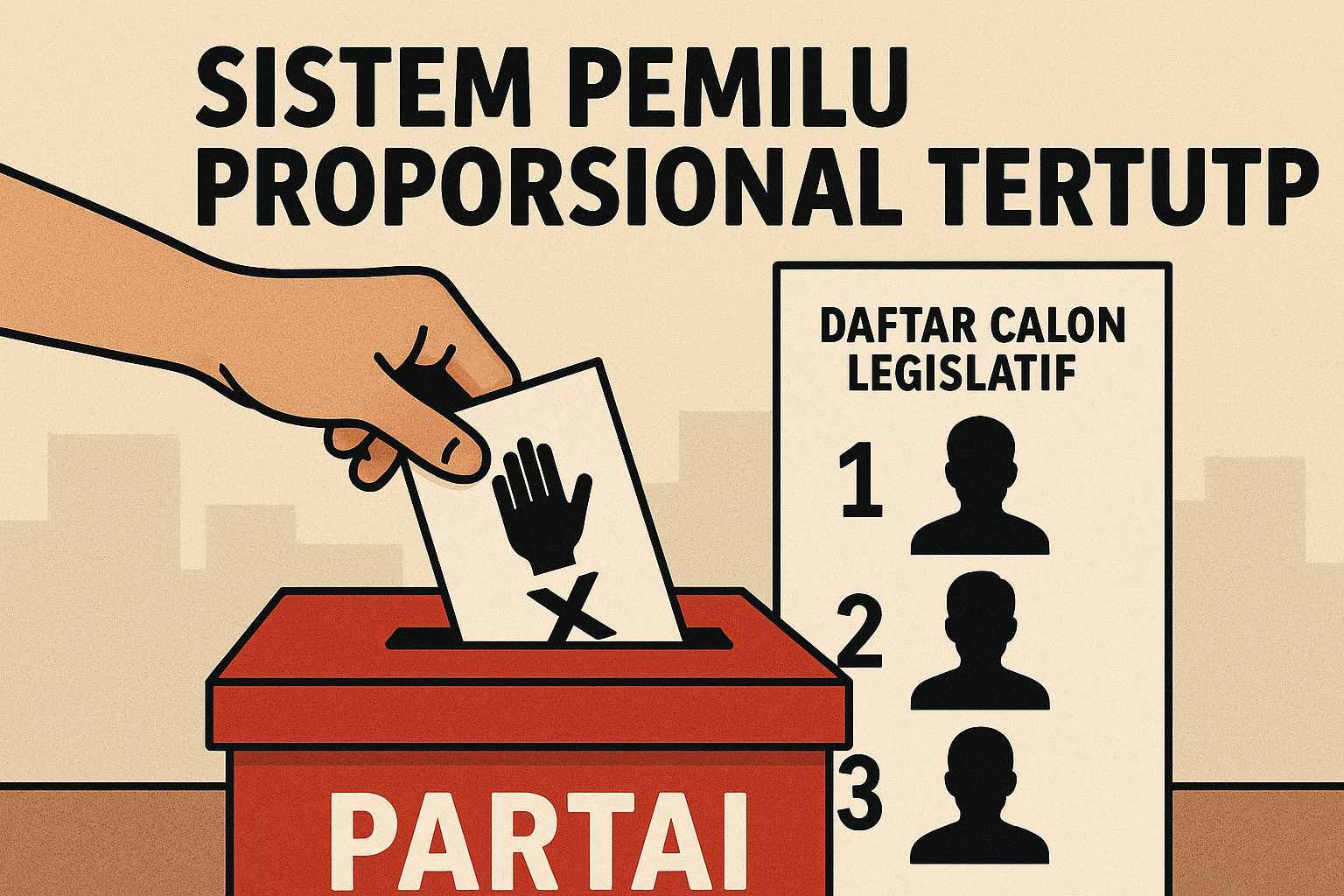 Memahami Sistem Pemilu Proporsional Tertutup: Mekanisme, Kelebihan, dan Kekurangannya