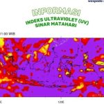 Penampakan Radiasi Matahari Memerah di RI Hari Ini, Hati-hati beraktivitas diluar rumah