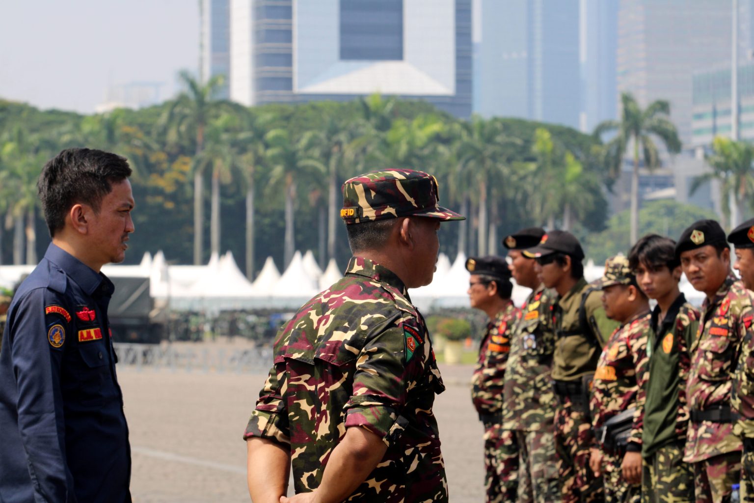 Banser Ikut Sukseskan Perayaan HUT ke-80 TNI, 1.750 Anggota diterjunkan di Monas