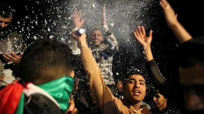 Allahu Akbar! Respons Warga Gaza Israel-Hamas Resmi Deal Perdamaian