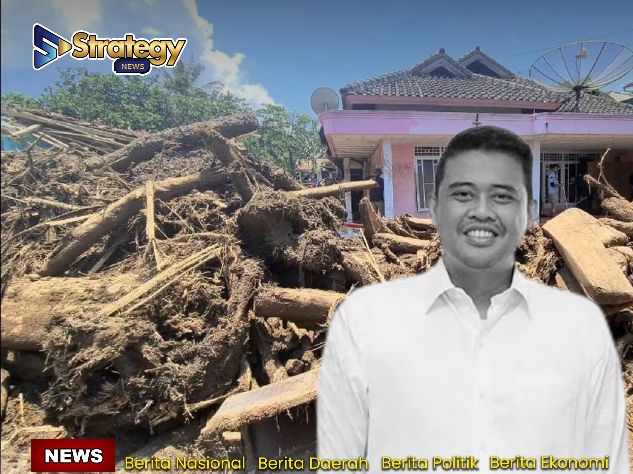 Bobby Nasution Buka Suara soal Kayu Gelondongan Terbawa Banjir Sumut