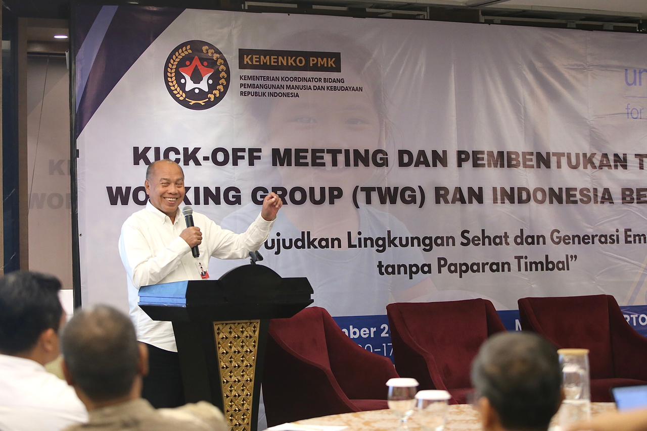 Kemenko PMK dan UNICEF Inisiasi Penyusunan RAN Indonesia Bebas Timbal