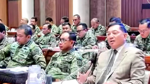 Dalam Raker DPR, Menhan Klaim Sistem Peradilan Militer di Indonesia Memiliki Standar Penegakan Hukum yang&nbsp; Ketat dan Disiplin Tinggi