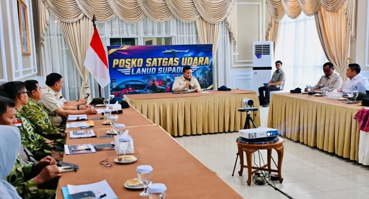 Prabowo Perintahkan Operasi Besar-besaran Tangani Karhutla Kalimantan